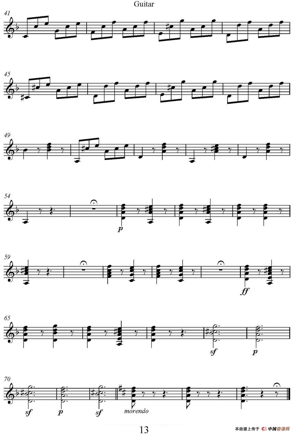 帕格尼尼六首《小提琴和吉他二重奏》 (M.S.110)（吉他分谱）(1)_原文件名：帕格尼尼六首《小提琴和吉他二重奏》 (M.S. 110)_页面_36.jpg