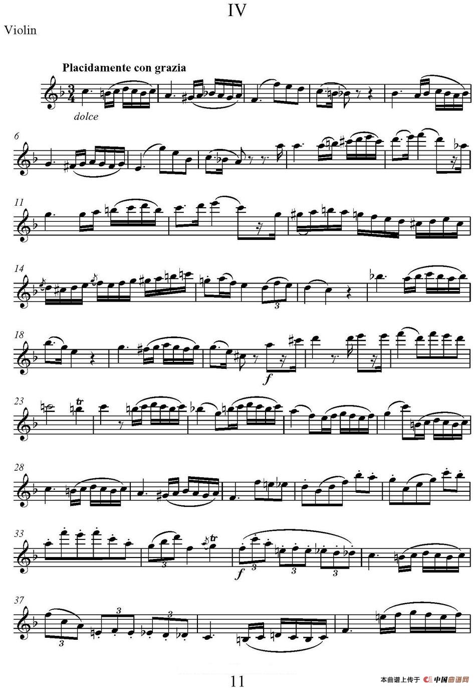 帕格尼尼六首《小提琴和吉他二重奏》 (M.S.110)（小提琴分谱）(1)_原文件名：帕格尼尼六首《小提琴和吉他二重奏》 (M.S. 110)_页面_14.jpg