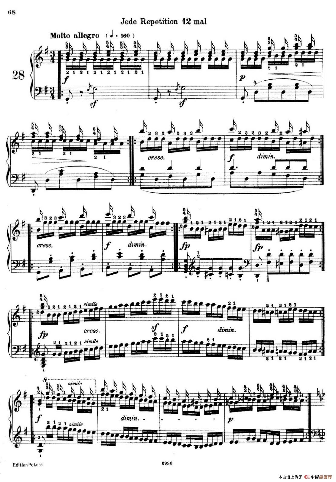 School of the Virtuoso Op.365（60首钢琴高级练习曲·28）(1)_原文件名：067.jpg