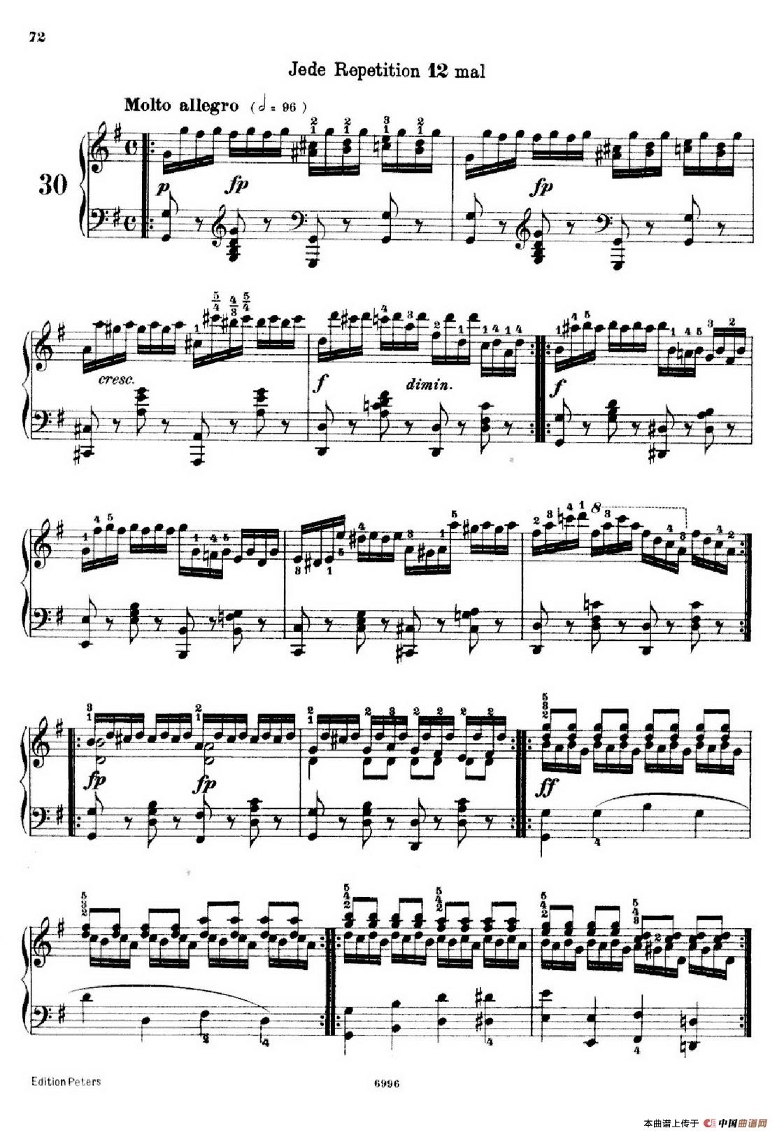 School of the Virtuoso Op.365（60首钢琴高级练习曲·30）(1)_原文件名：071.jpg