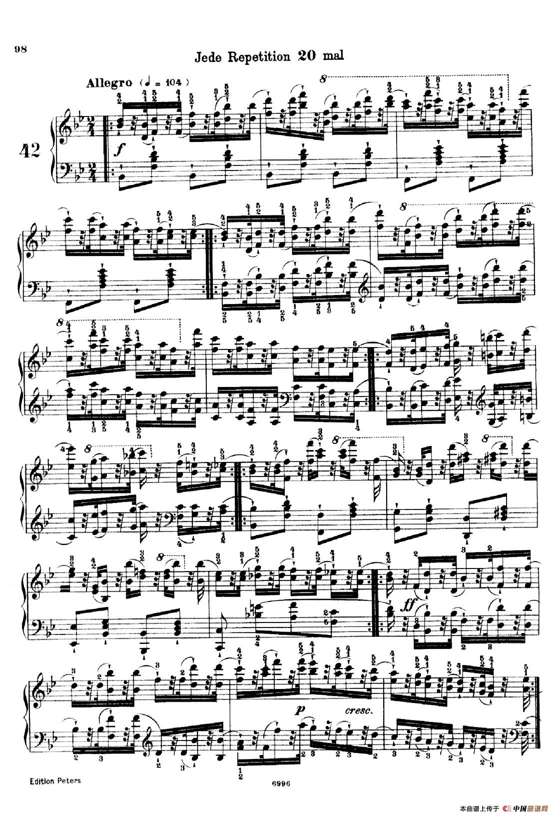 School of the Virtuoso Op.365(60首钢琴高级练习曲·42)(1)_原文件名:097.jpg