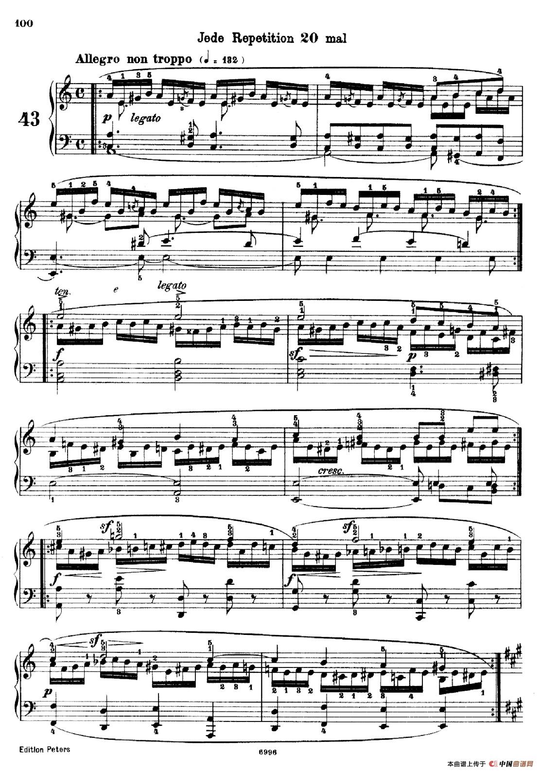 School of the Virtuoso Op.365(60首钢琴高级练习曲·43)(1)_原文件名:099.jpg
