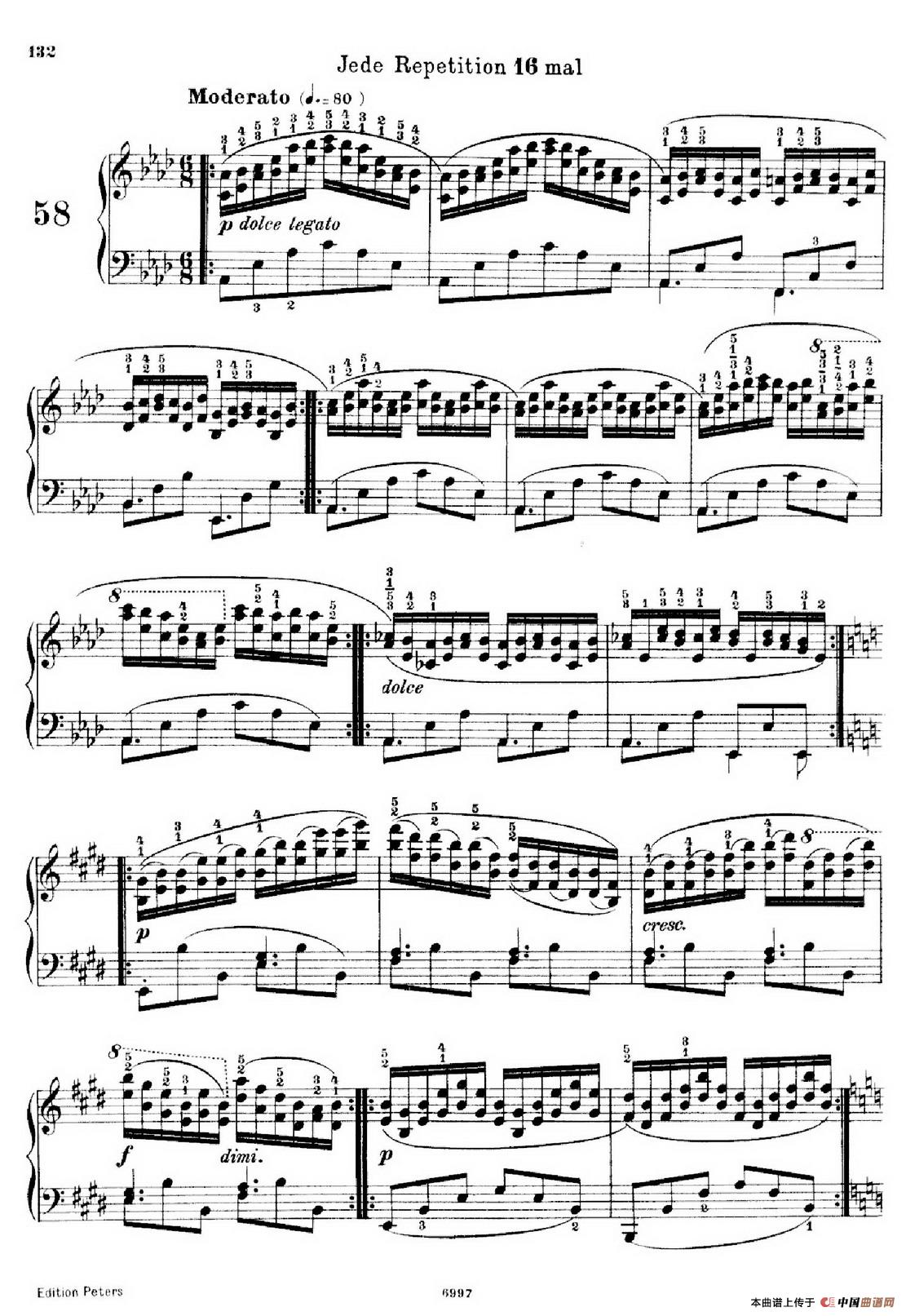 School of the Virtuoso Op.365(60首钢琴高级练习曲·58)(1)_原文件名:131.jpg