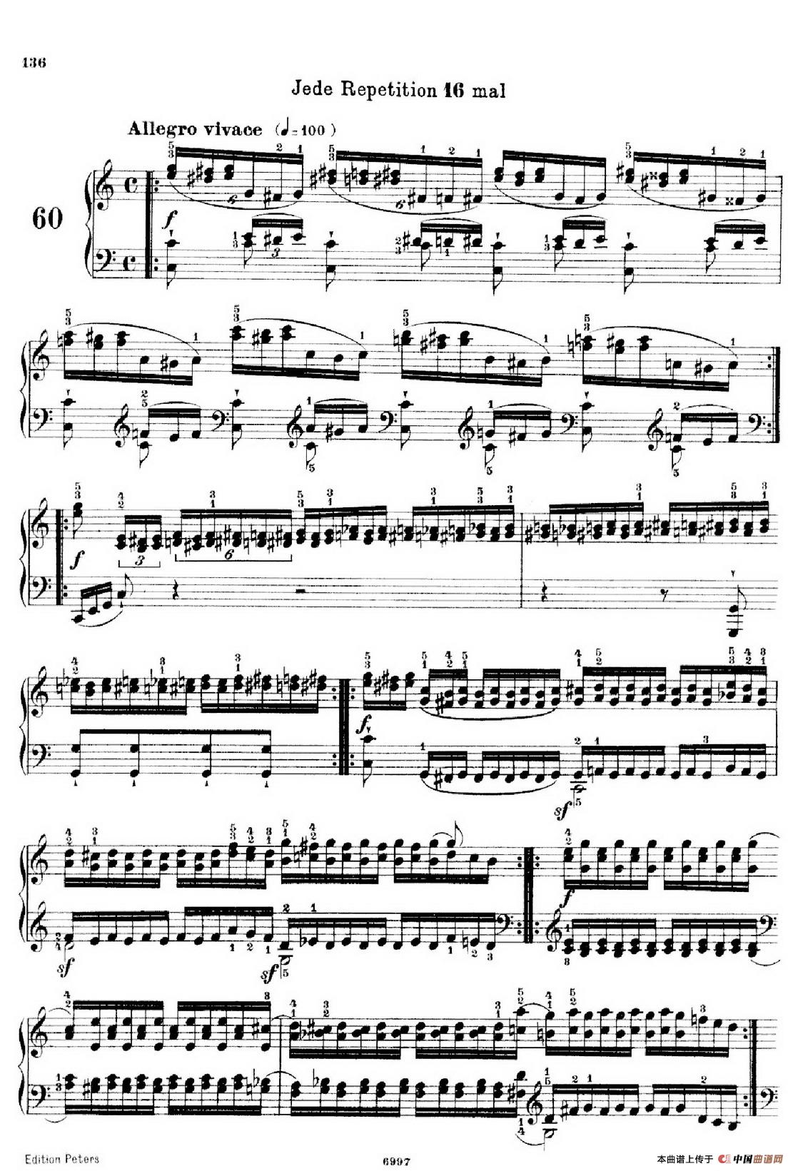 School of the Virtuoso Op.365（60首钢琴高级练习曲·60）(1)_原文件名：135.jpg