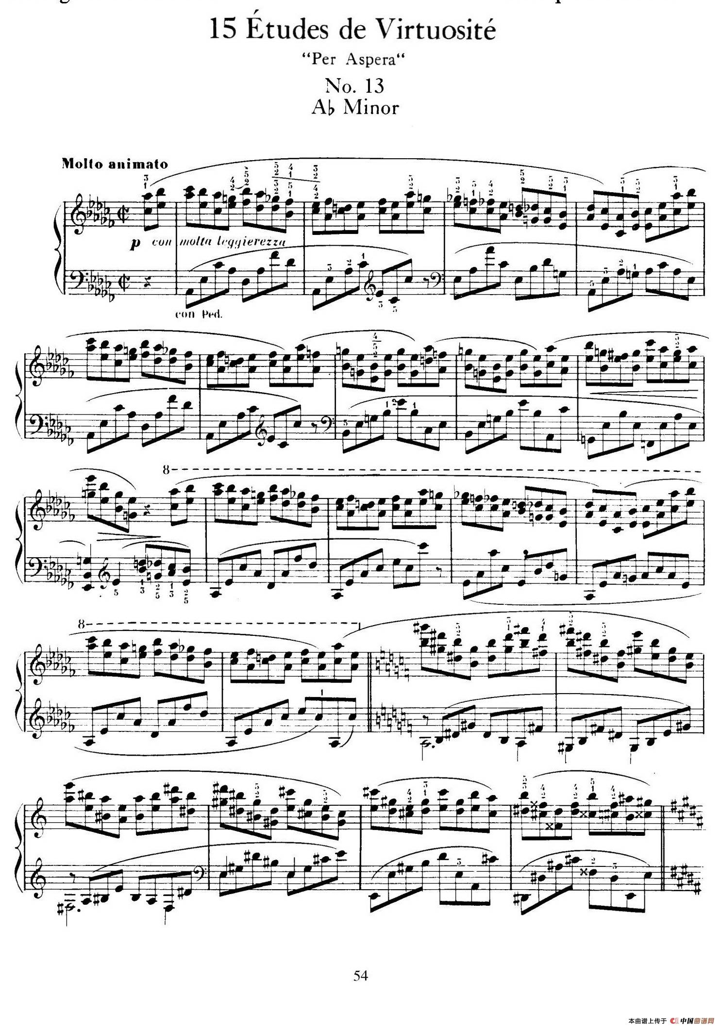 15 Etudes de Vortuosite Op.72(15首辉煌练习曲·13)(1)_原文件名:054.jpg