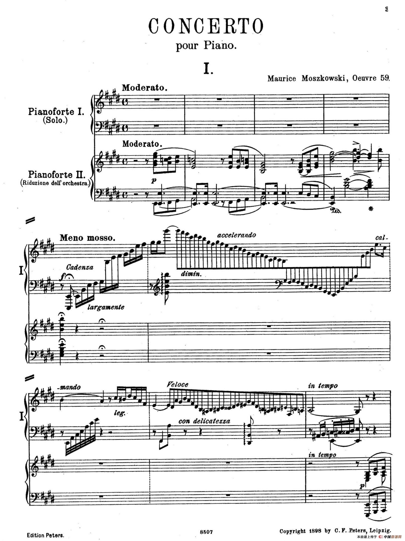 Piano Concerto in E Major Op.59(E大调钢琴协奏曲·双钢琴·第一乐章)(1)_原文件名:001.jpg