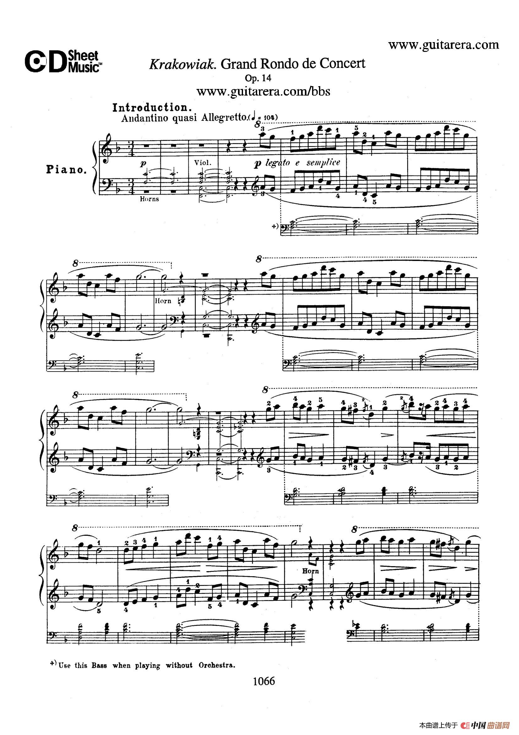 Krakowiak Grand Rondo de Concert Op.14 (克拉科维克音乐会用大回旋曲·钢琴独奏版)(1)_原文件名:001.jpg