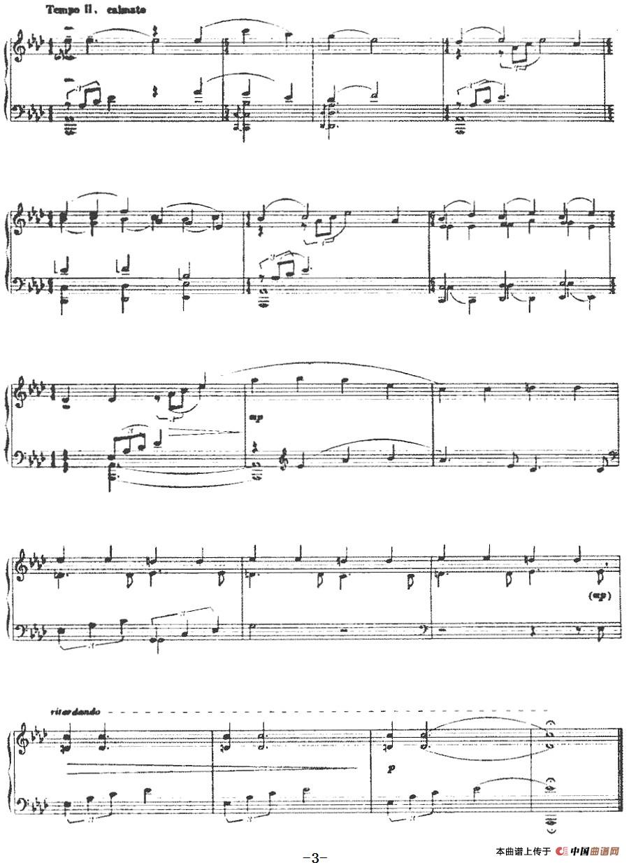 正午的思念(1)_原文件名：正午的思念 [美]科普兰曲-器乐钢琴3.jpg