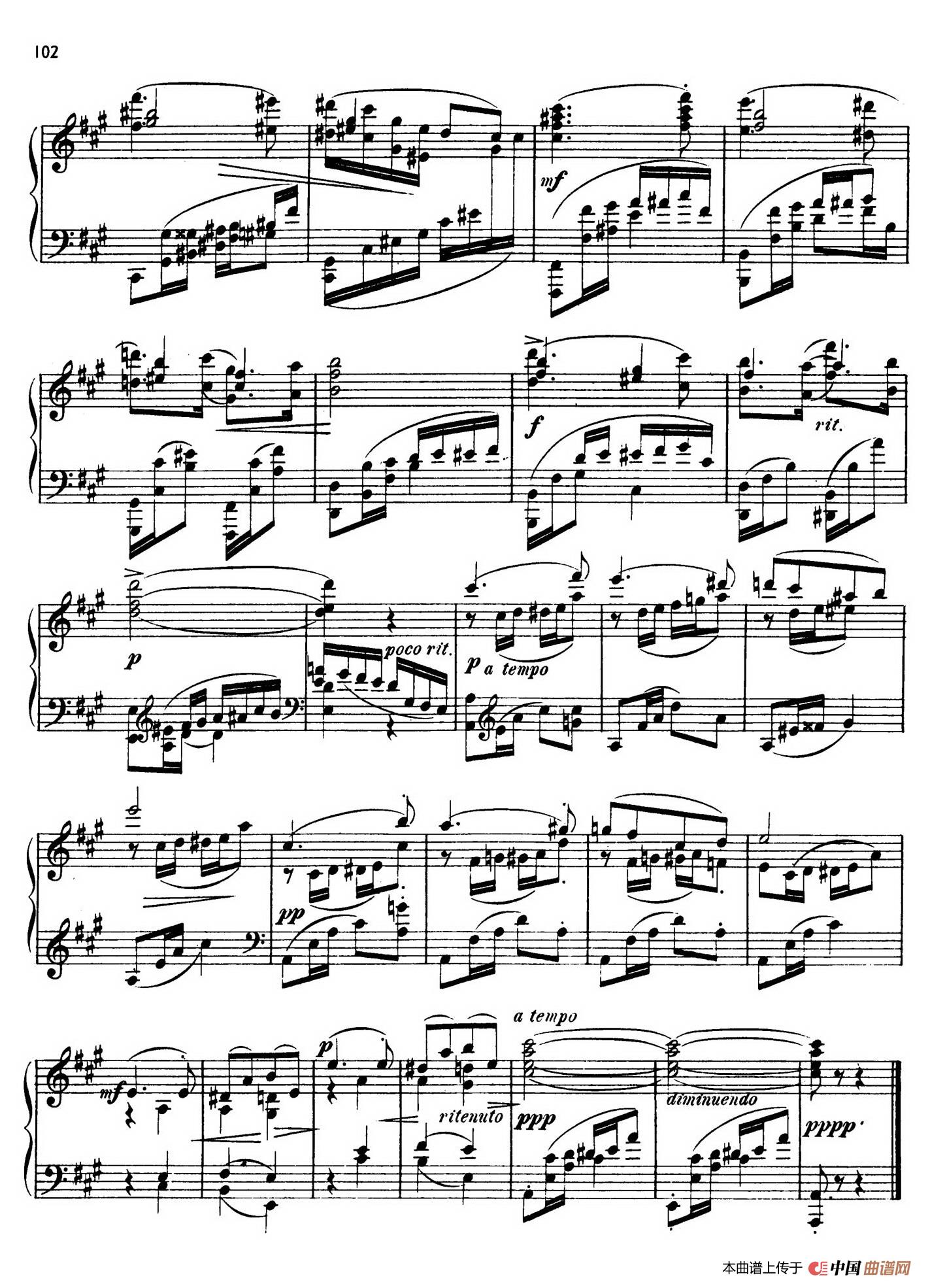 24 Characteristic Pieces Op.36(24首性格小品·19)(1)_原文件名:099.jpg