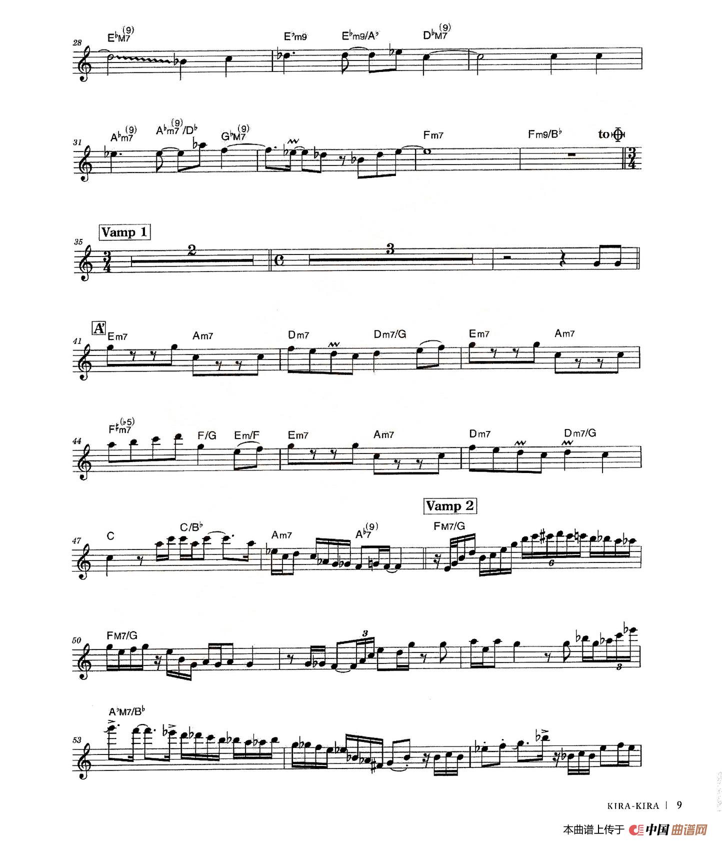 小林香织《Goledn Best》曲谱全集(KIRA-KIRA)(1)_原文件名:小林香织曲集_页面_08.jpg