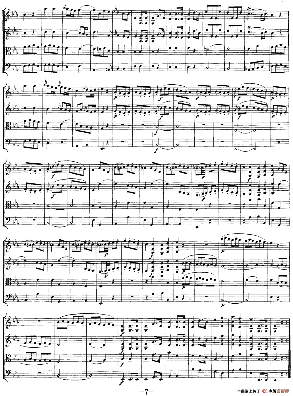 Mozart《Quartet No.7 in Eb Major,K.160》(总谱)(1)_原文件名:Mozart《Quartet No.7 in Eb Major,K.160》(总谱)_06.png