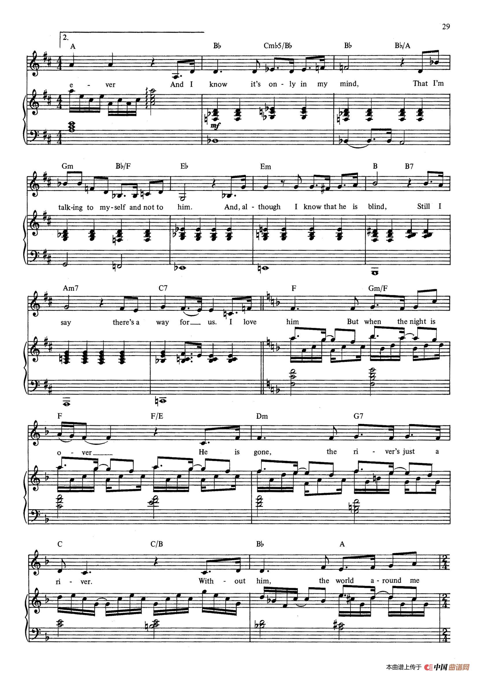 On My Own（音乐剧《悲惨世界》（Les Miserables）选曲、正谱 ）(1)_原文件名：031.jpg