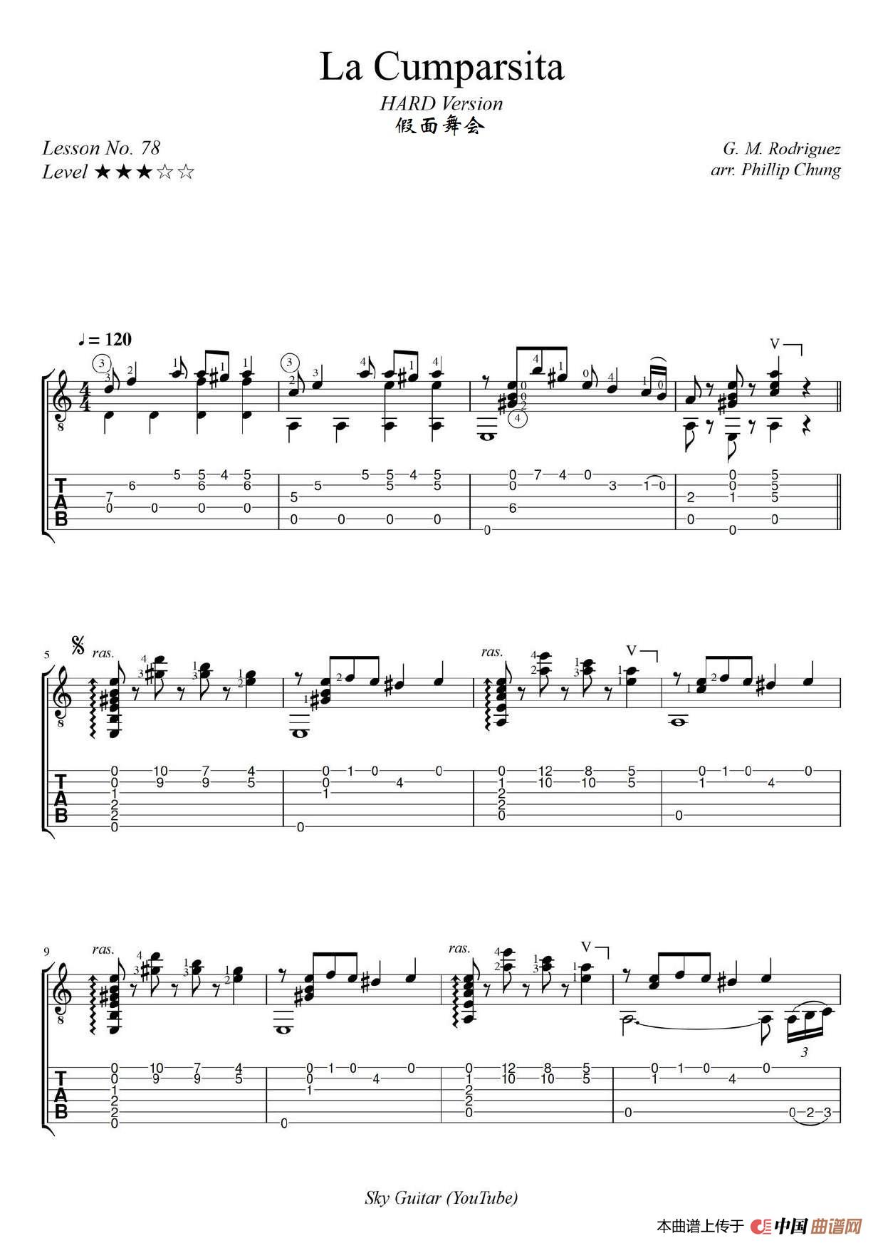 化妆舞会(困难版本)(La Comparsita)(1)_原文件名:假面舞会1.jpg