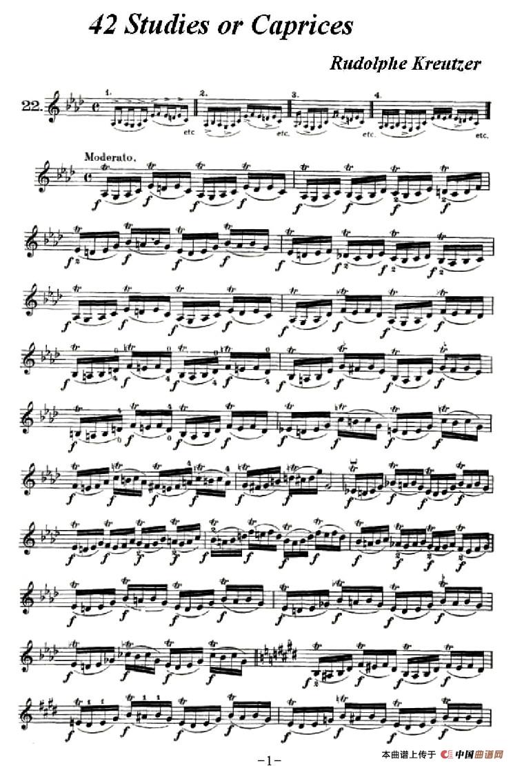 42首练习曲或隨想曲之22(1)_原文件名:167Rudolphe Kreutzer, 42 Studies or Caprices 14-23-013.jpg