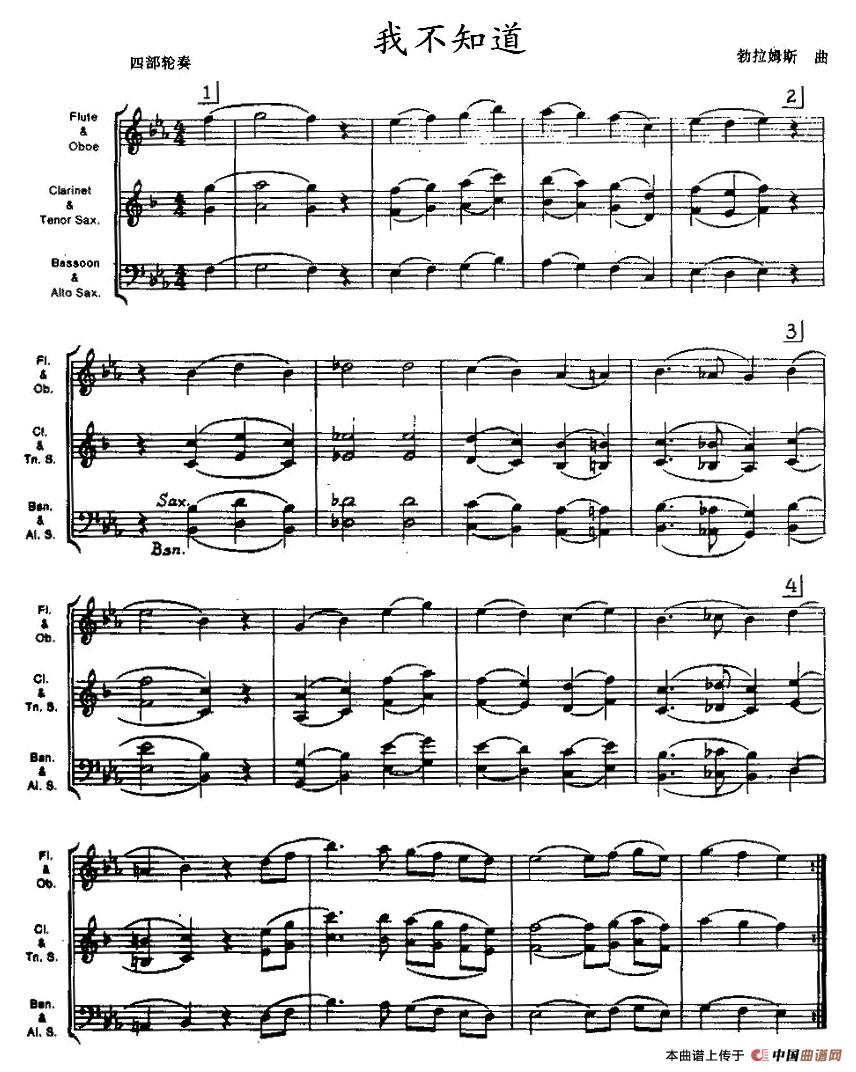 我不知道(木管乐器四部轮奏)(1)_原文件名:3.jpg