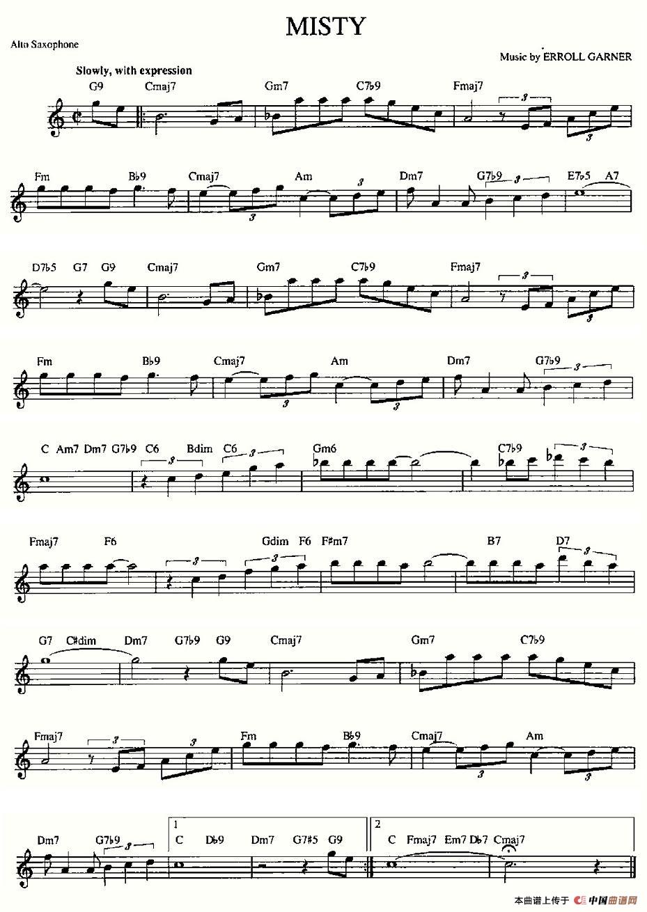 MISTY(1)_原文件名：PolularSaxSolo萨克斯经典流行荟萃60首-043.jpg