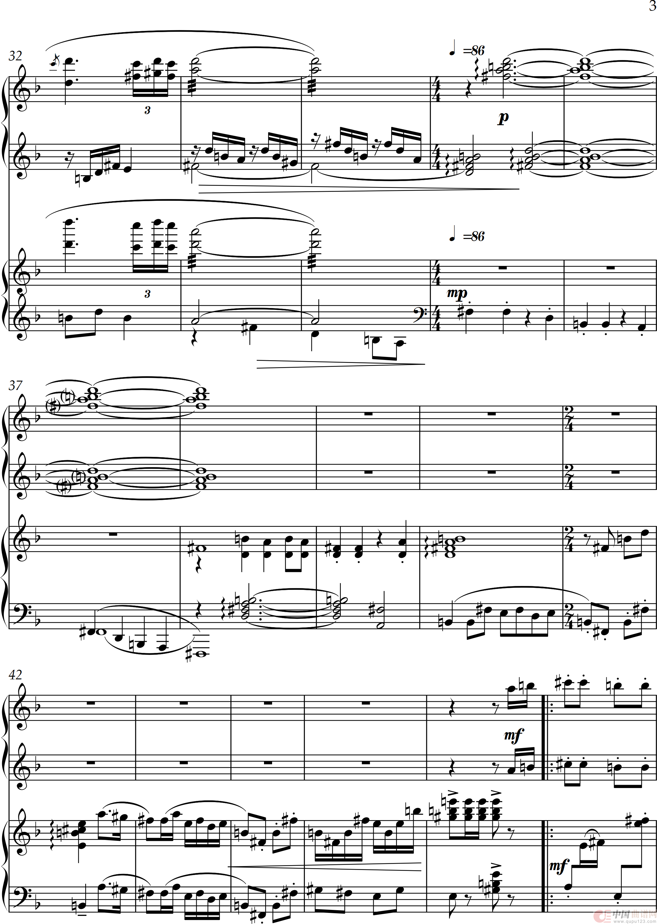 第一双钢琴奏鸣曲“南腔北调”第三、第四乐章(Sonata for tow Pianos No·1 )(1)_原文件名:第一双钢琴奏鸣曲第三乐章_0003.png