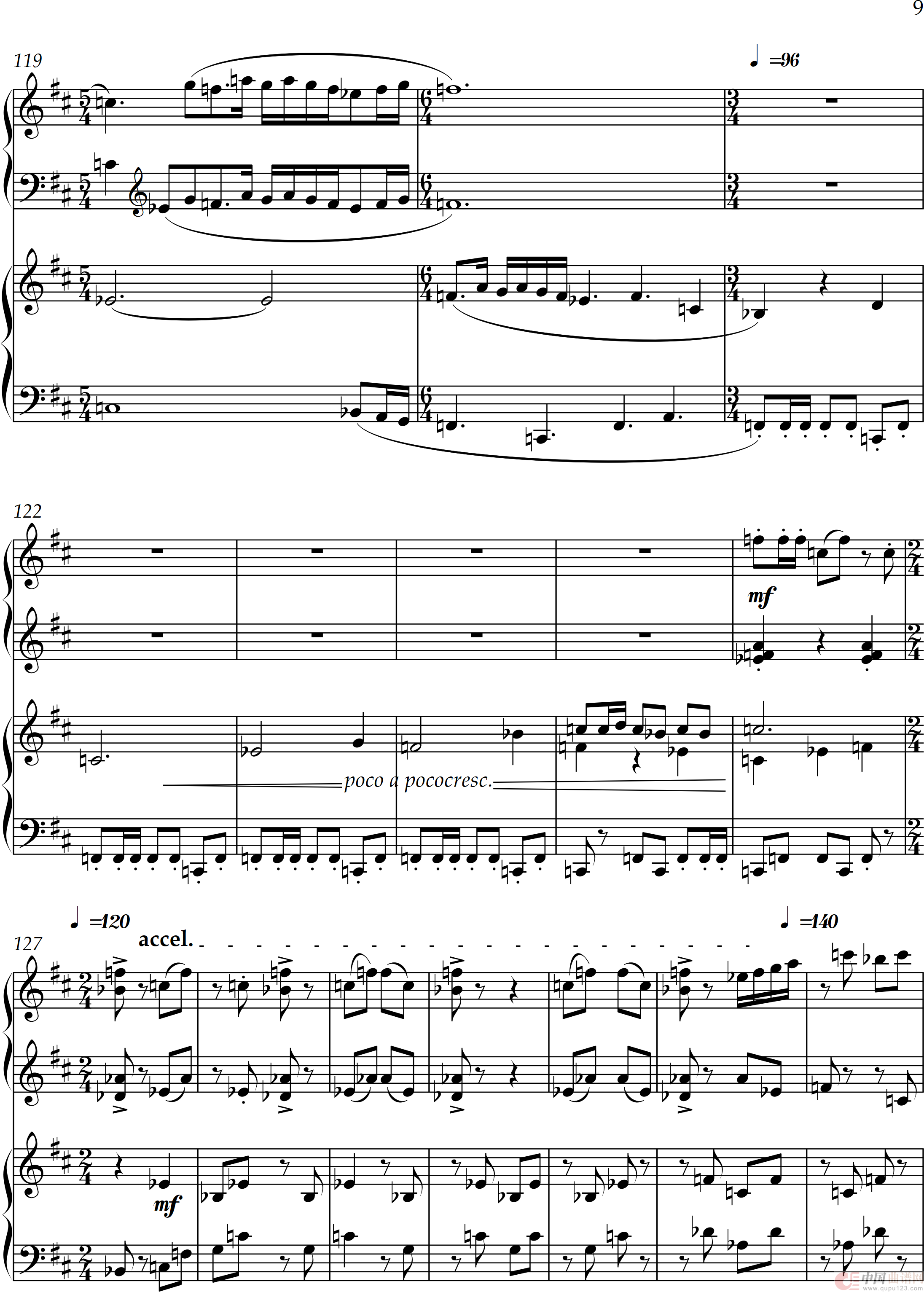 第一双钢琴奏鸣曲“南腔北调”第三、第四乐章(Sonata for tow Pianos No·1 )(1)_原文件名:南腔北调·第四乐章_0009.png