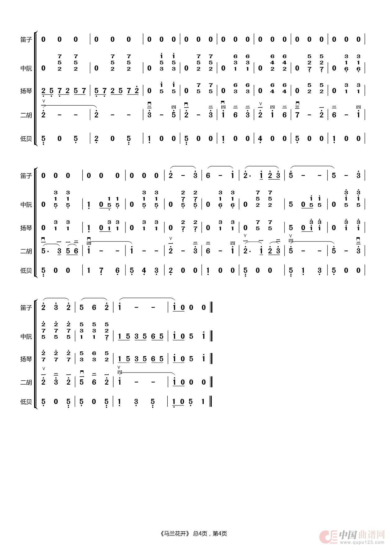 马兰花开(器乐 )(1)_原文件名:马兰花开 新_Page4.jpg