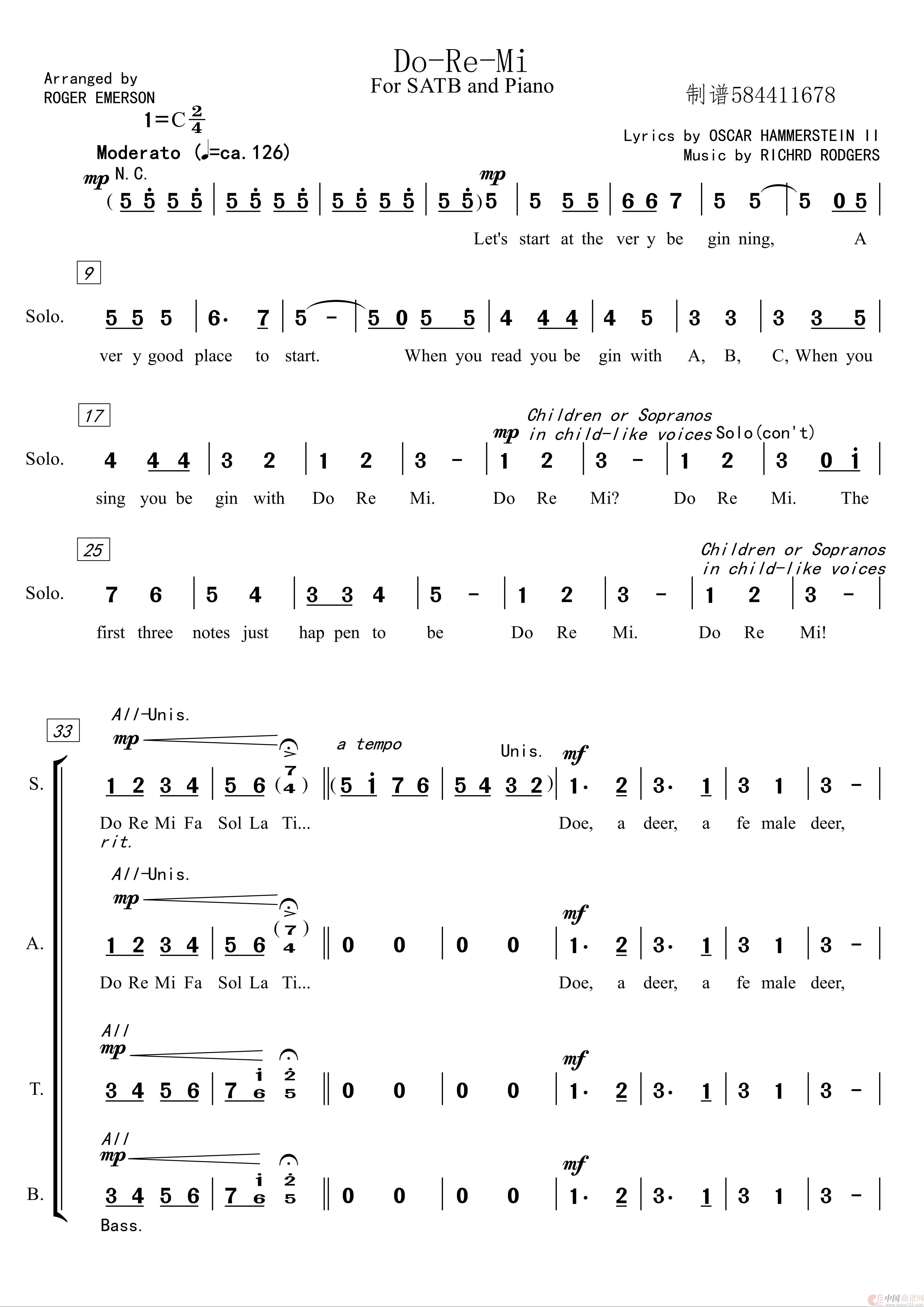 哆唻咪Do Re Mi 混声四部合唱谱(1)_原文件名:【简谱】哆唻咪Do Re Mi 混声四部合唱谱【原调-C】 - 副本_jp_0001.jpg