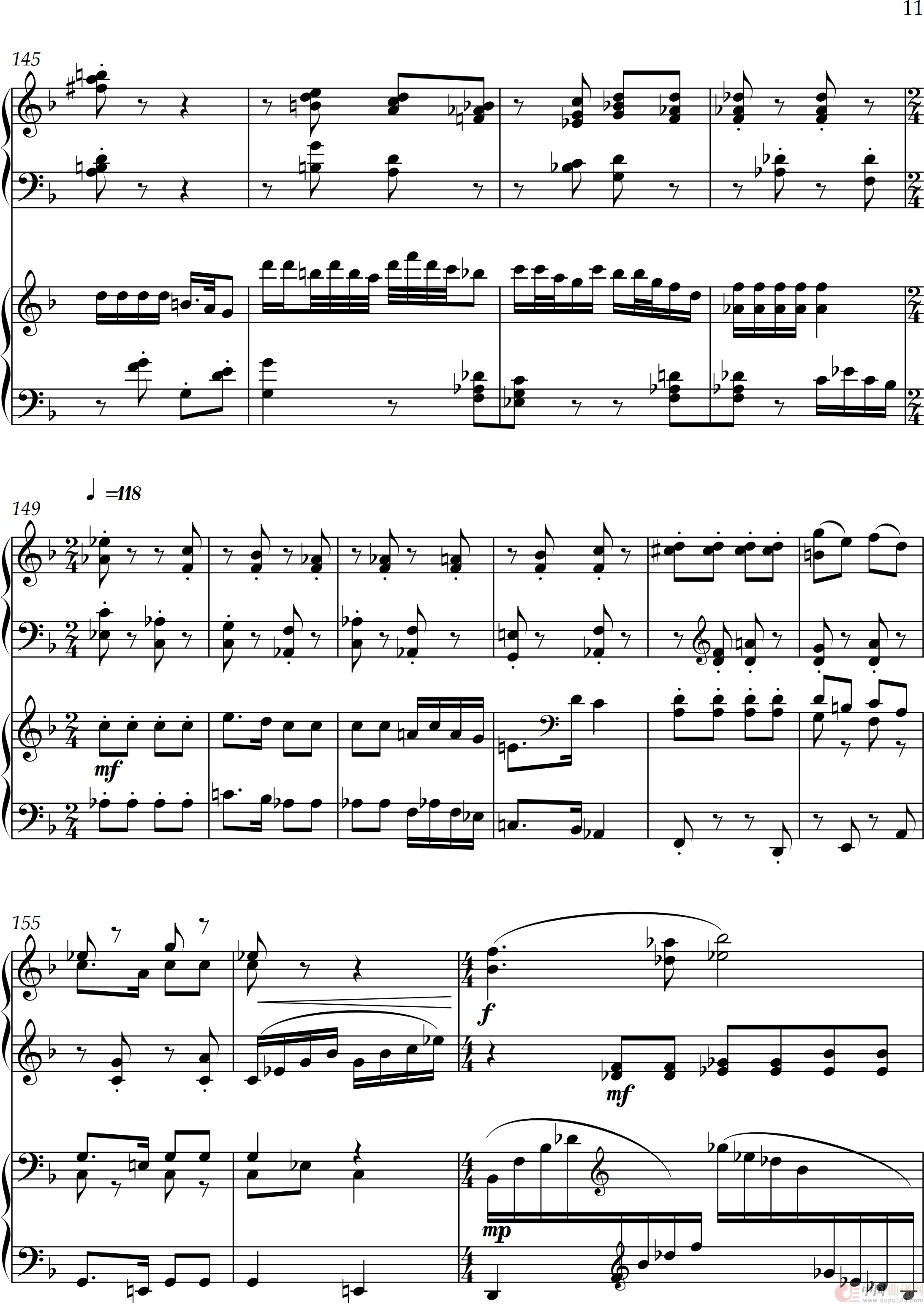 第二双钢琴奏鸣曲“鸿鹄志”( Sonata for tow Pianos No·2 “Lofty ambition”)(1)_原文件名:第一乐章_0011.png