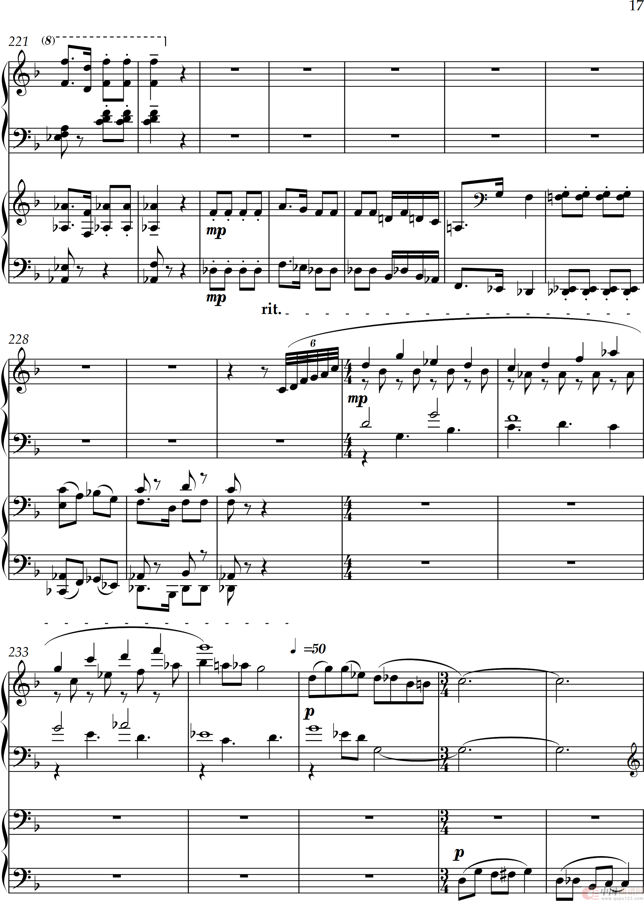 第二双钢琴奏鸣曲“鸿鹄志”( Sonata for tow Pianos No·2 “Lofty ambition”)(1)_原文件名:第一乐章_0017.png